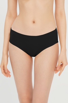 Penti, Chiloti hipster cu talie joasa, Negru, One Size Penti, Chiloti hipster cu talie joasa, Negru, One Size