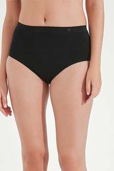 Penti, Chiloti hipster cu talie medie, Negru Penti, Chiloti hipster cu talie medie, Negru