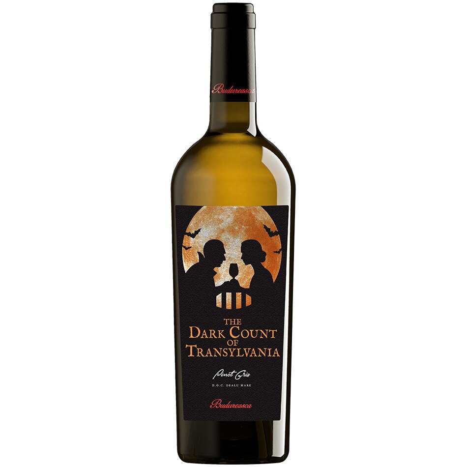 Vin Alb Budureasca Dark Count of Transilvania, Pinot Gris, Sec, 0.75l