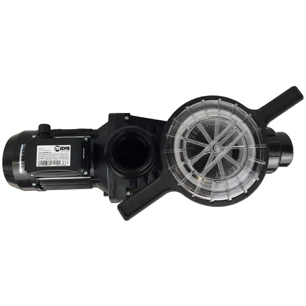 Mida.Carbon GFK Filtre de Piscine 750mm + 6-Valve à Montage latéral
