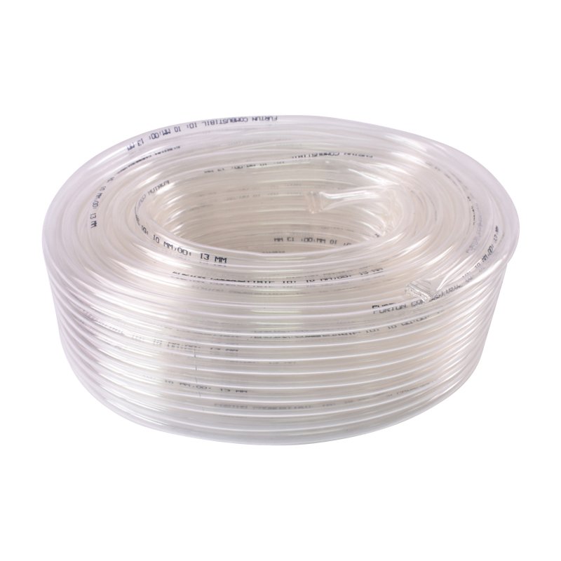 Furtun combustibil transparent fi10 ,d = 10 mm si D = 14 mm /colac de 50 metri