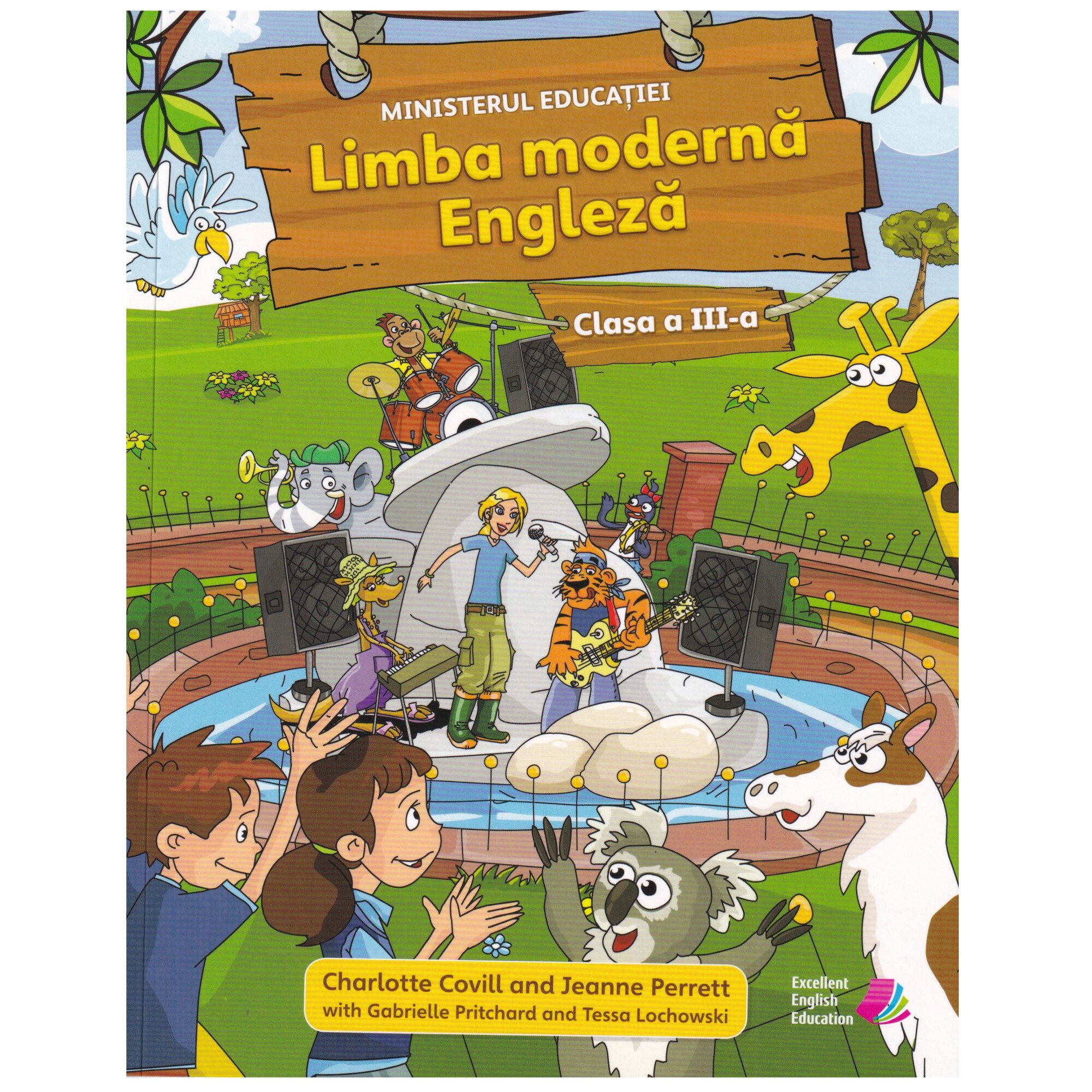 Limba moderna engleza. Manual pentru clasa a III-a, Charlotte Covil, Jeanne Perrett, 112 pagini