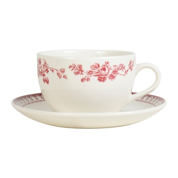 Ceasca cu farfurie - The Faustine, Ceramica, 250 ml Ceasca cu farfurie - The Faustine, Ceramica, 250 ml