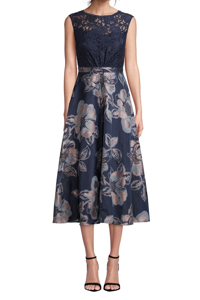 Rochie midi dama Vera Mont, albastra, 40 DE