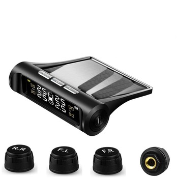 Sistem de monitorizare presiune amvelope, 6 moduri de alarma, TPMS, 4 senzori externi, LCD, Negru Sistem de monitorizare presiune amvelope, 6 moduri de alarma, TPMS, 4 senzori externi, LCD, Negru