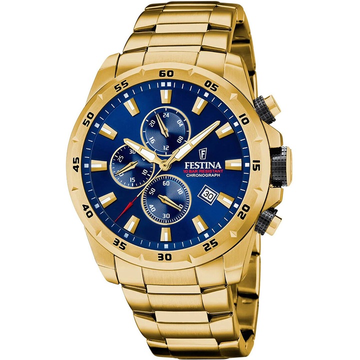 Festina Férfi Karóra Chrono Sport F20541/3 1131986690, Aranyszín