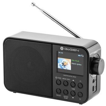 Radio portabil GoGEN DAB 500 BTC cu tuner DAB+ si FM, 1W, Bluetooth, LCD color, baterie 2000 mAh Radio portabil GoGEN DAB 500 BTC cu tuner DAB+ si FM, 1W, Bluetooth, LCD color, baterie 2000 mAh