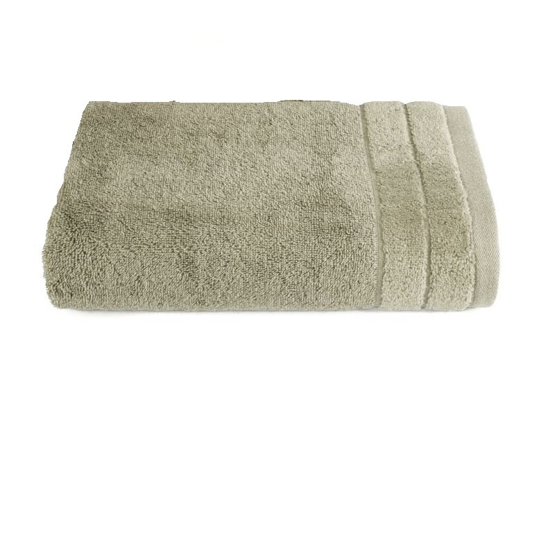 Prosop baie, DAMLA, Eurofirany, 70x140, 100% bumbac, maro inchis