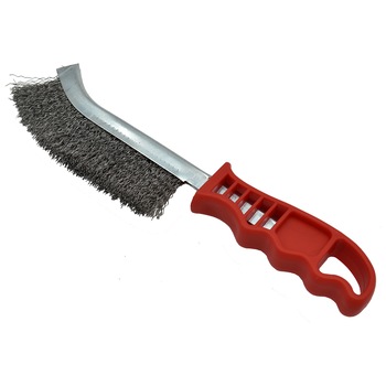 Perie de sarma cu maner rosu Perie de sarma cu maner rosu