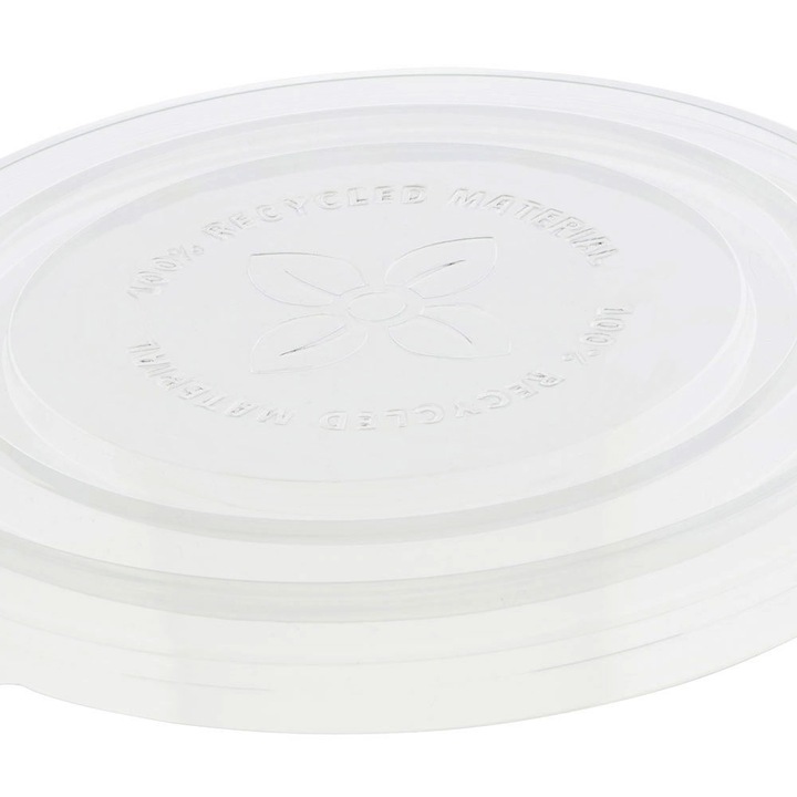 Set 50 capace transparente, rPET, Ø 185 mm