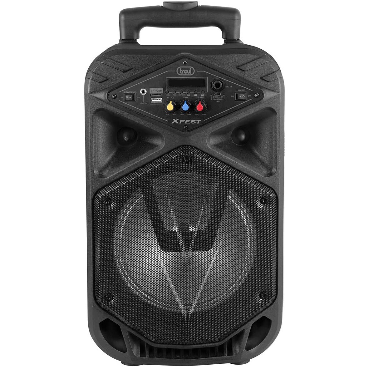 Boxa portabila cu Bluetooth Trevi XF 350, 15W, LED, Black