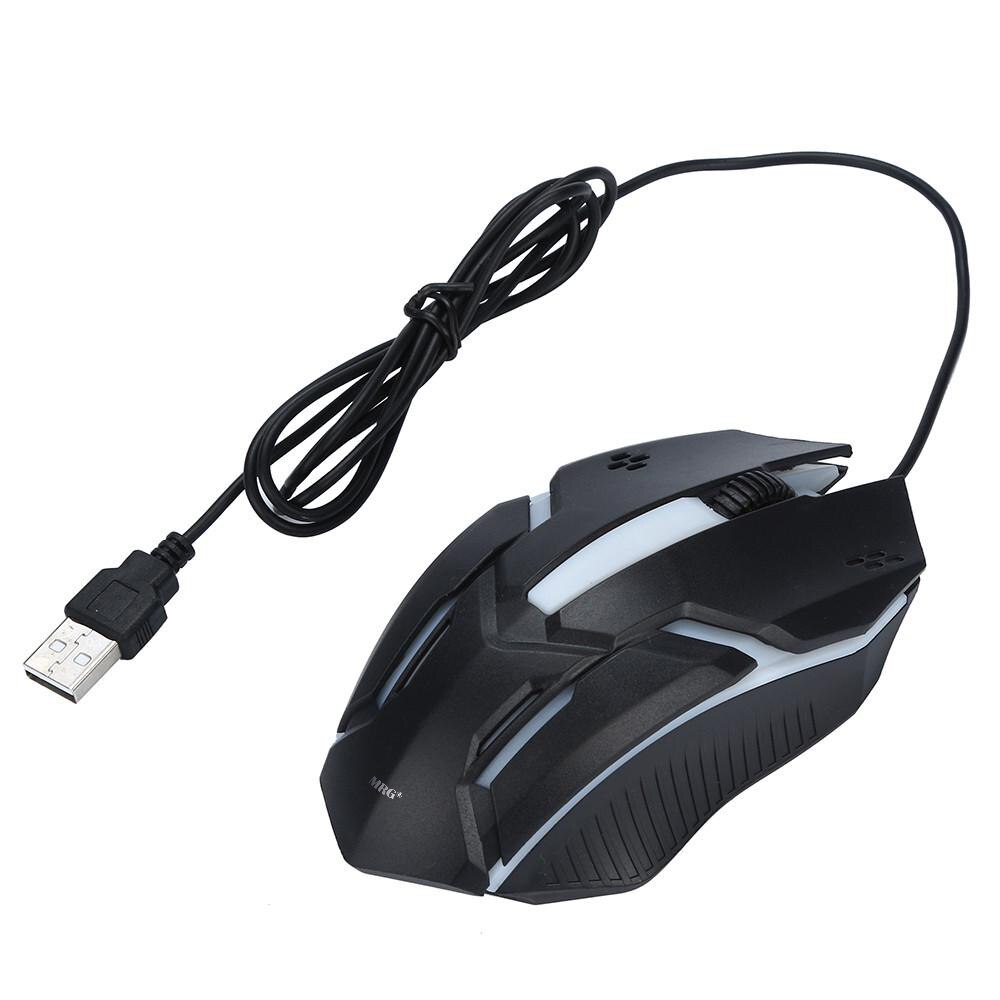 Mouse Optic MRG MX3, Iluminare RGB, Cu fir, Negru