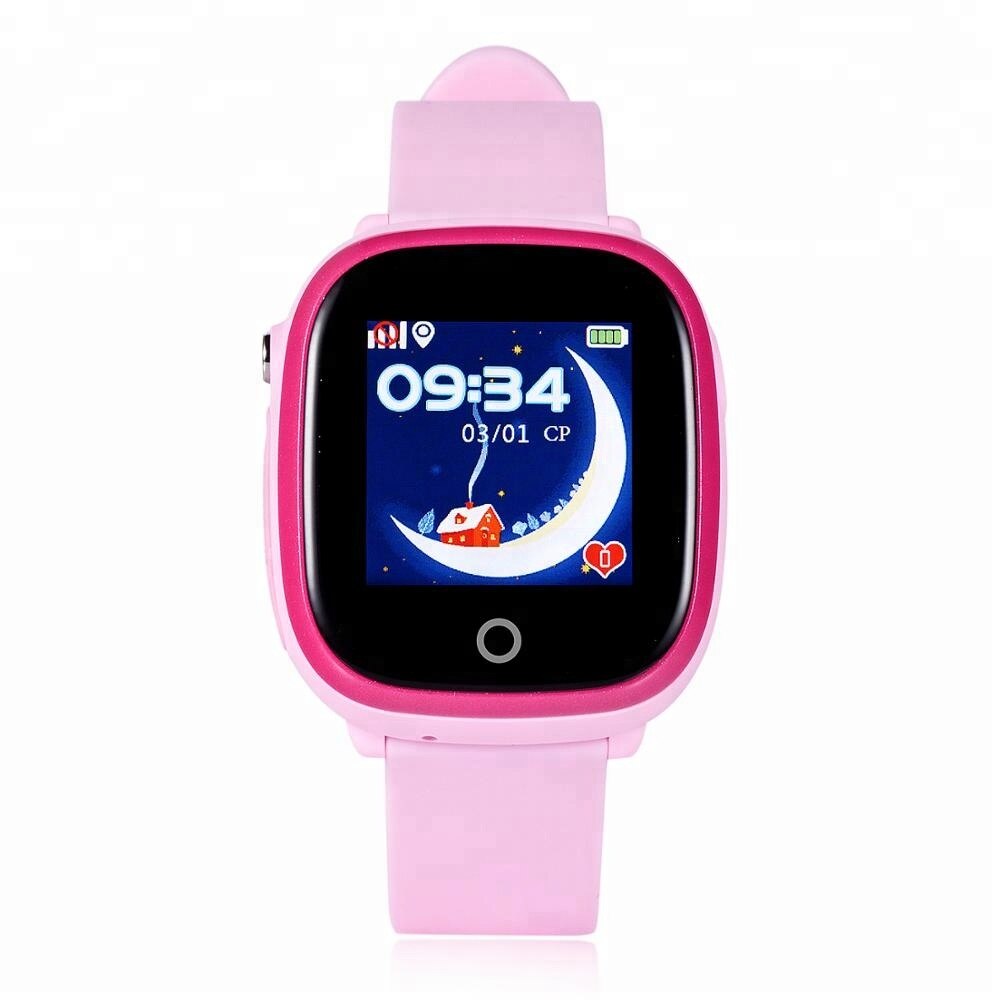 Ceas Smartwatch Pentru Copii Wonlex GW400X cu Functie Telefon, Localizare GPS, Camera, Pedometru, SOS, IP54 - Roz
