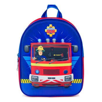 Ghiozdan Fireman Sam 3D, 31 x 25 x12 cm Ghiozdan Fireman Sam 3D, 31 x 25 x12 cm