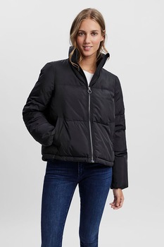 Vero Moda, Geaca cu guler inalt Grace, Negru Vero Moda, Geaca cu guler inalt Grace, Negru