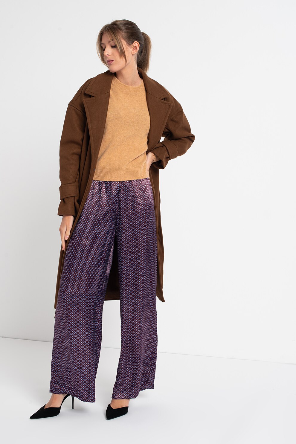 Vero Moda, Palton cu un cordon detasabil Gretel, Scortisoara