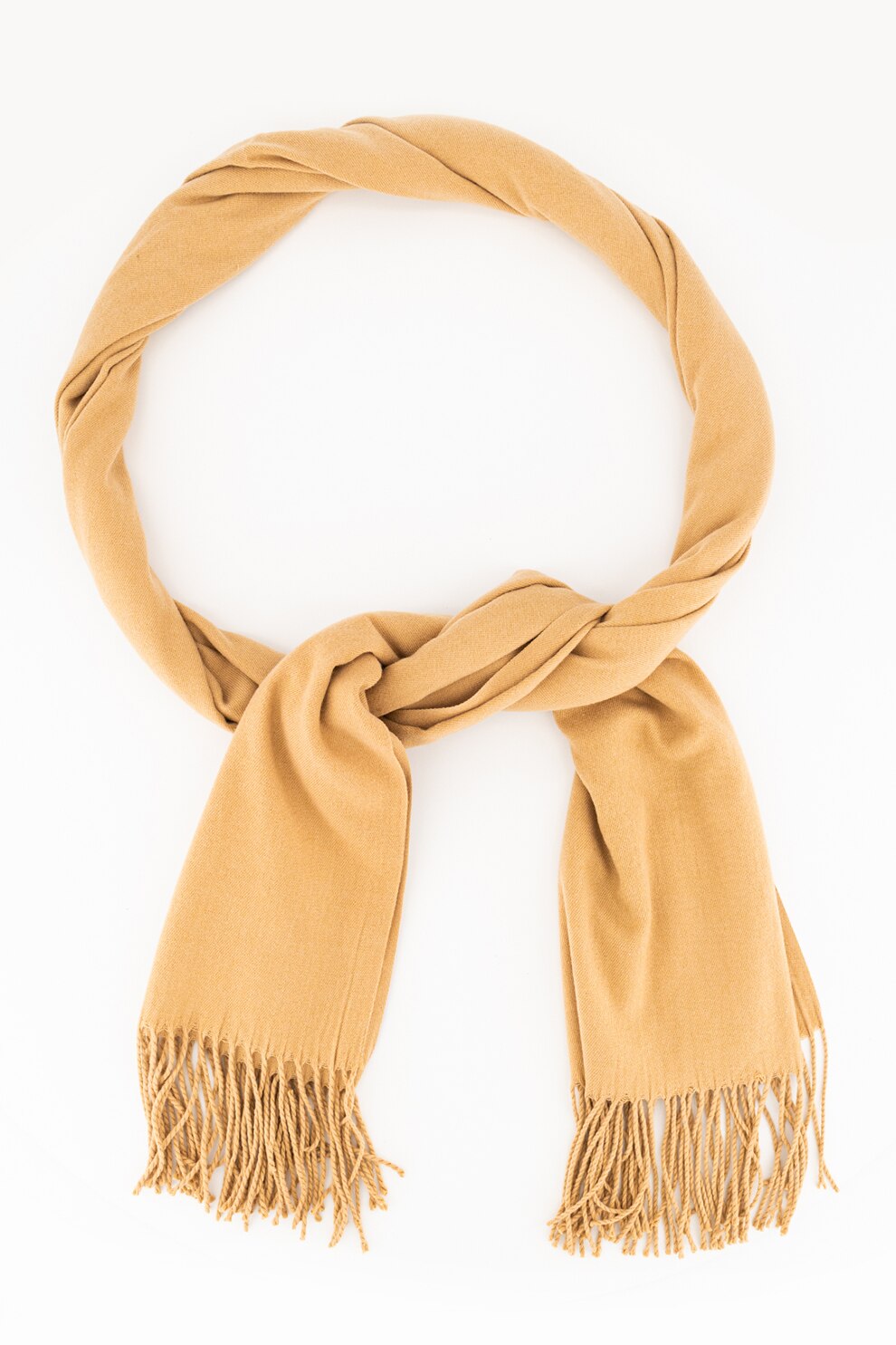 Vero Moda, Esarfa cu franjuri, Cafeniu