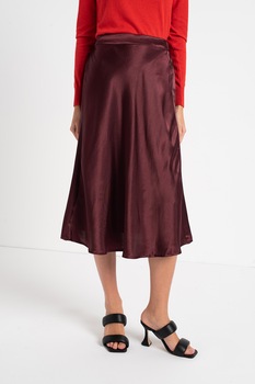 Vero Moda, Fusta midi evazata cu talie inalta Xara, Violet Vero Moda, Fusta midi evazata cu talie inalta Xara, Violet