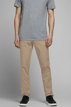 Jack&Jones, Pantaloni chino slim fit - 2 perechi, Bej/Bleumarin Jack&Jones, Pantaloni chino slim fit - 2 perechi, Bej/Bleumarin