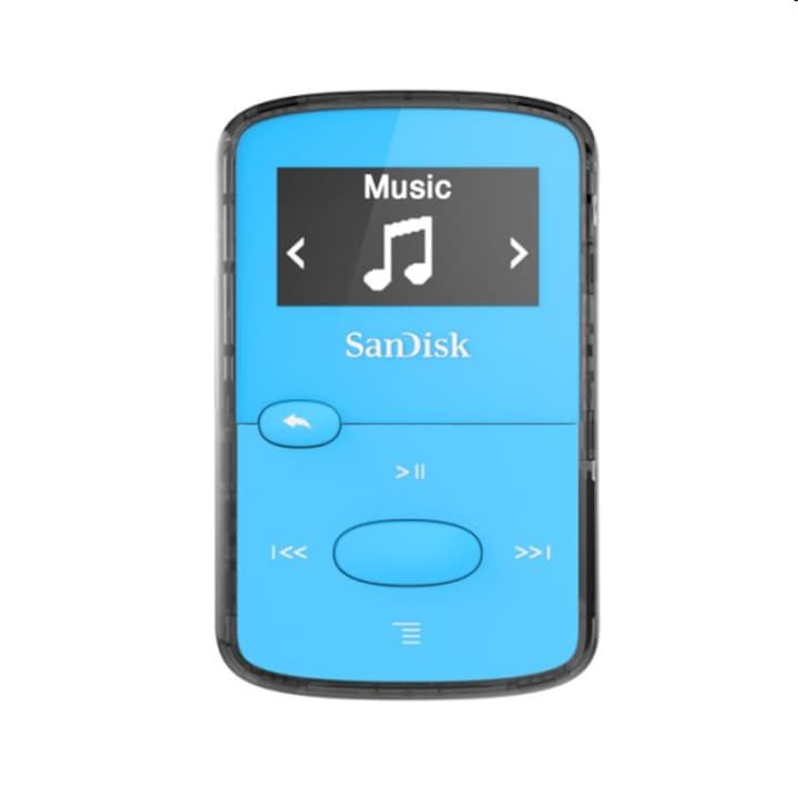 MP3 SanDisk Clip Jam, 8 GB, Micro USB, kék