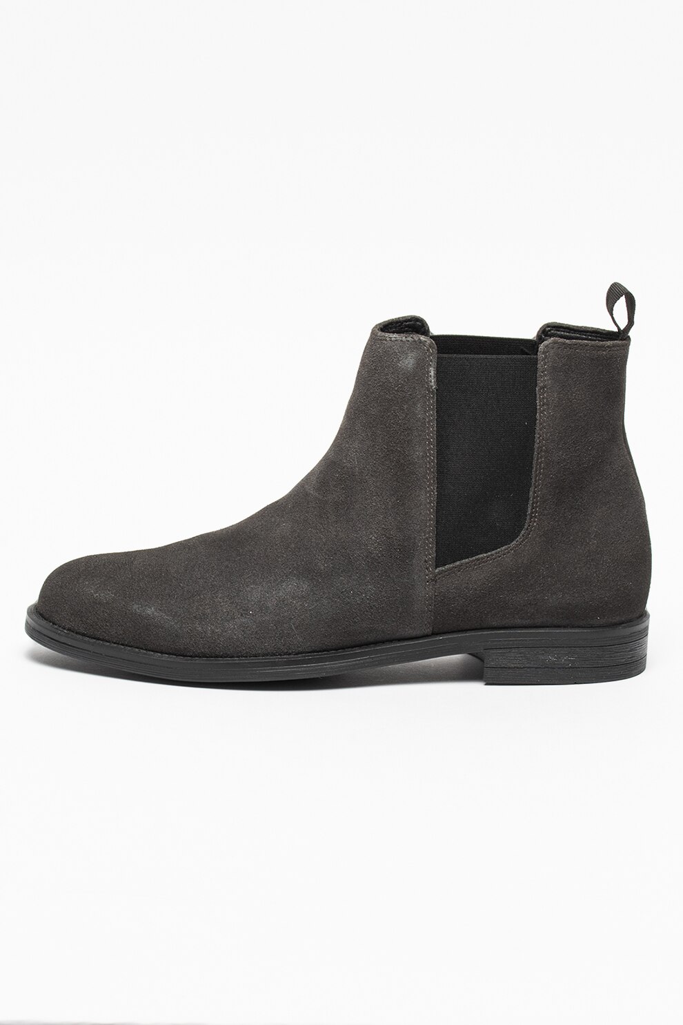 Jack&Jones, Ghete Chelsea de piele intoarsa Stan, Gri