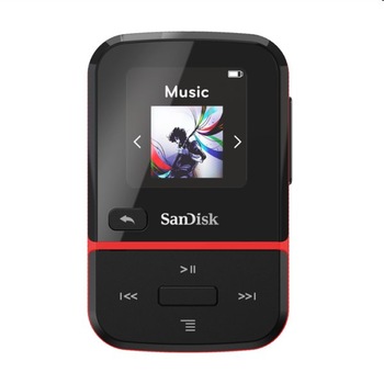 MP3 SanDisk Clip Sport Go, 32 GB, Micro USB, Negru/Rosu MP3 SanDisk Clip Sport Go, 32 GB, Micro USB, Negru/Rosu