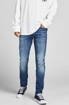 Jack&Jones, Blugi slim fit Glenn Icon 358, Albastru deschis Jack&Jones, Blugi slim fit Glenn Icon 358, Albastru deschis
