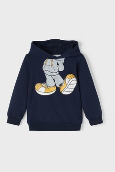 NAME IT, Hanorac cu imprimeu grafic, Bleumarin/ Gri NAME IT, Hanorac cu imprimeu grafic, Bleumarin/ Gri