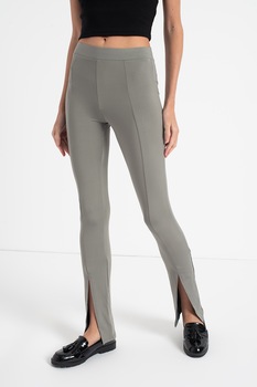 Only, Colanti cu slituri frontale Emily, Gri cenusa Only, Colanti cu slituri frontale Emily, Gri cenusa