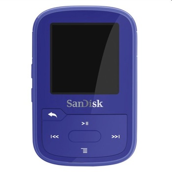 MP3 SanDisk Clip Sport Go, 16 GB, Micro USB, Albastru MP3 SanDisk Clip Sport Go, 16 GB, Micro USB, Albastru