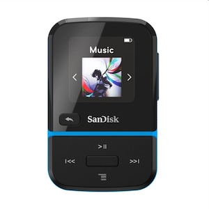 MP3 SanDisk Clip Sport Go, 16 GB, Micro USB, Negru/Albastru