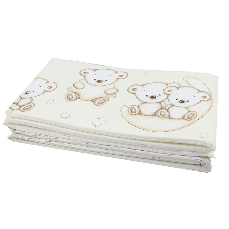 Set 2 aparatori, Prichindel, Ursulet sir crem, 120x60cm