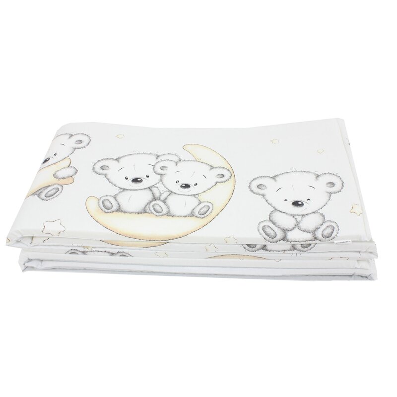 Set 2 aparatori, Prichindel, Ursulet sir gri, 120x60cm