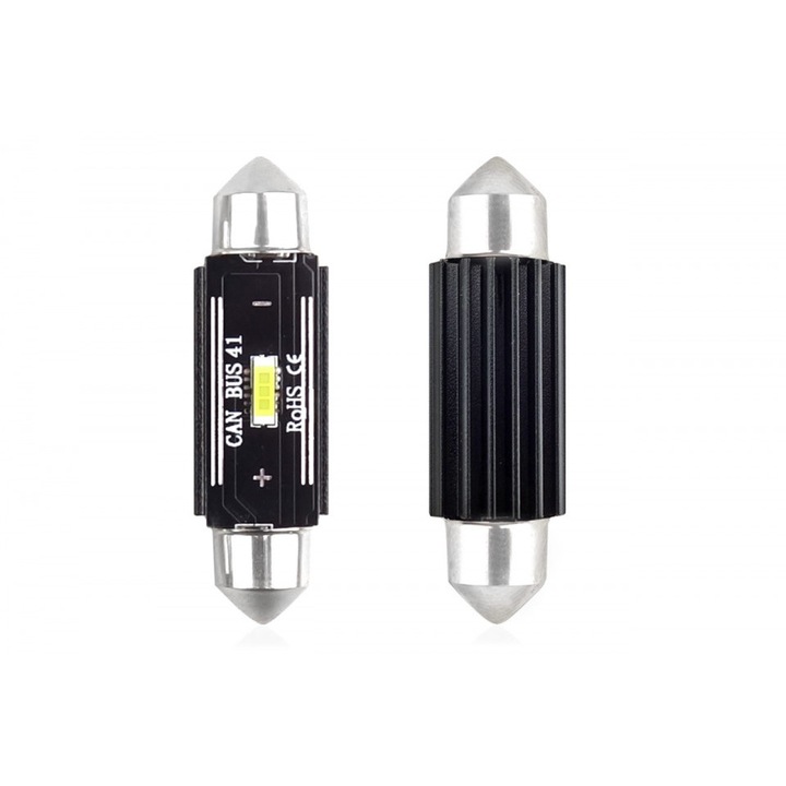 Amio autós izzó készlet, 2 db, LED canbus sofit C5W