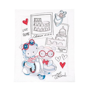 Pilota matlasata din bumbac 90x110 cm Love Rome Pilota matlasata din bumbac 90x110 cm Love Rome