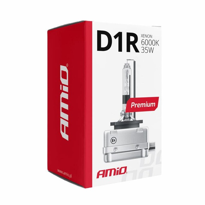 Bec auto xenon Amio D1R 6000K Premium