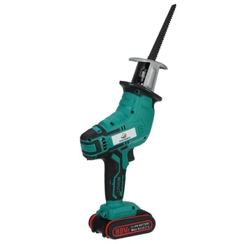Fierastrau electric, Reincarcabil, 4 lame, Pentru metal/lemn, 88V, Albastru Fierastrau electric, Reincarcabil, 4 lame, Pentru metal/lemn, 88V, Albastru