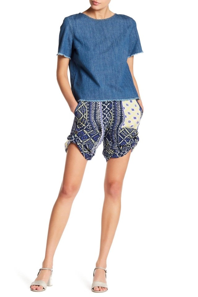 Pantaloni Desigual 61P26N2, Albastru, L