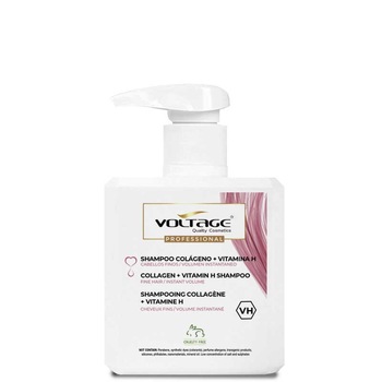 Sampon pentru par deteriorat Voltage, Colagen/Vitamina H, 500 ml Sampon pentru par deteriorat Voltage, Colagen/Vitamina H, 500 ml