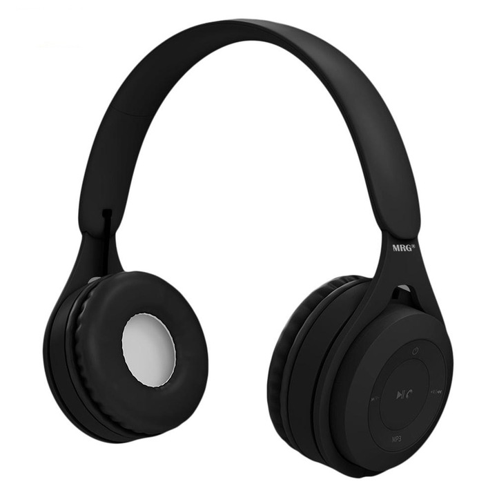 Безжични слушалки MRG MYO8, Handsfree, С bluetooth, Черни