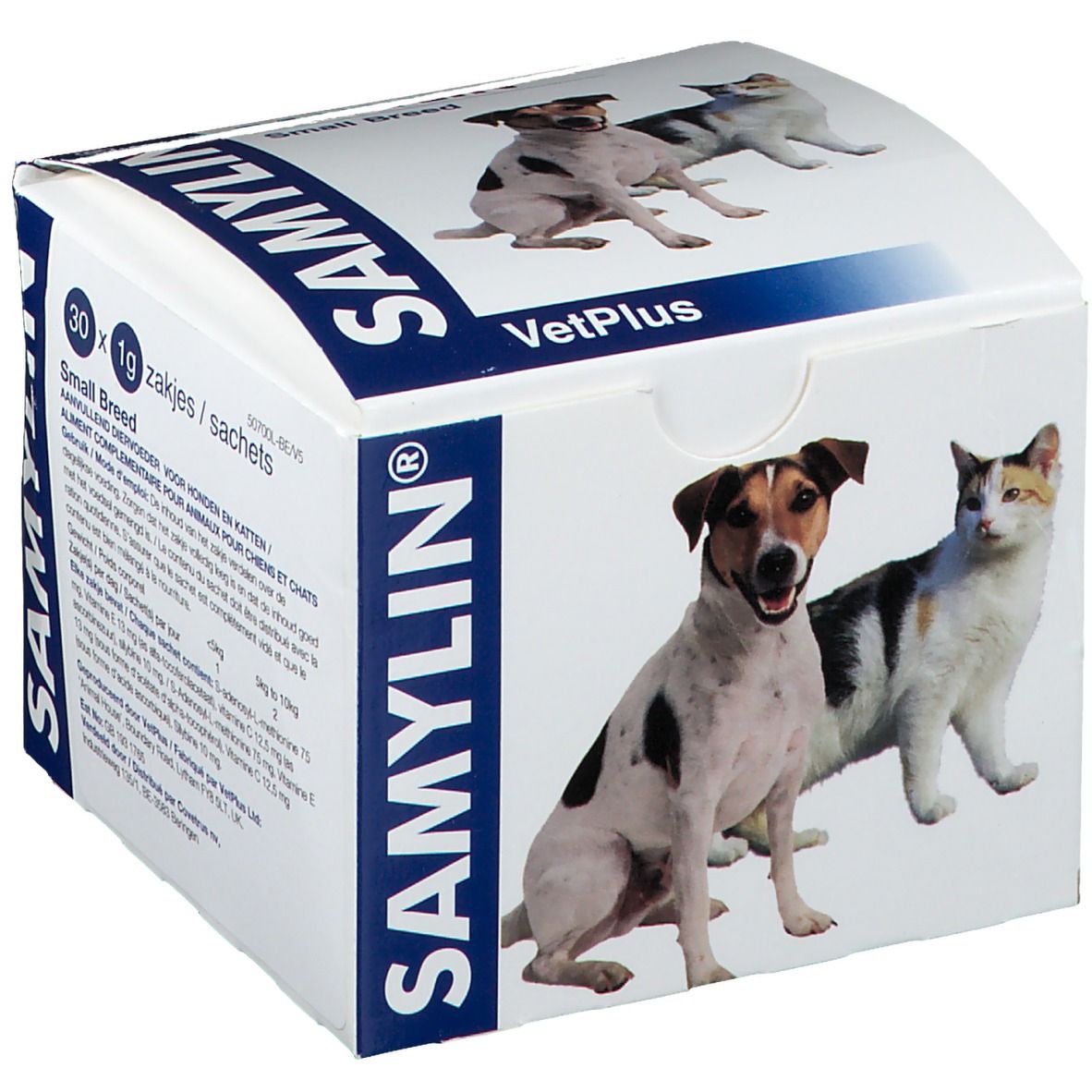 Supliment nutritiv Samylin pentru caini si pisici, 30 plicuri x 1 g