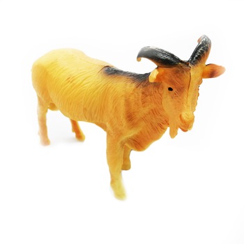 Figurina Animal Domestic, Capra, 14 cm, Model Realistic, Vision® Figurina Animal Domestic, Capra, 14 cm, Model Realistic, Vision®