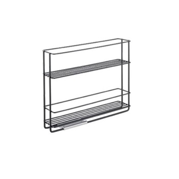 Suport pentru condimente extractibil IN&OUT Lava, negru, 6x28x22 cm Suport pentru condimente extractibil IN&OUT Lava, negru, 6x28x22 cm