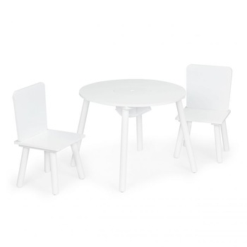 Masa cu scaune pentru copii, alb, suport pentru cuburi si jucarii, fara margini ascutite, 47 x 59.5 cm / 53 x 28 cm Masa cu scaune pentru copii, alb, suport pentru cuburi si jucarii, fara margini ascutite, 47 x 59.5 cm / 53 x 28 cm