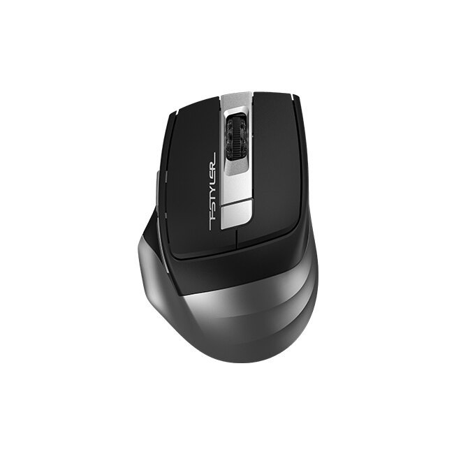 Mouse optic A4tech FG35S Fstyler, fara fir, fara zgomot, Bluetooth & 2.4 GHz, Gri