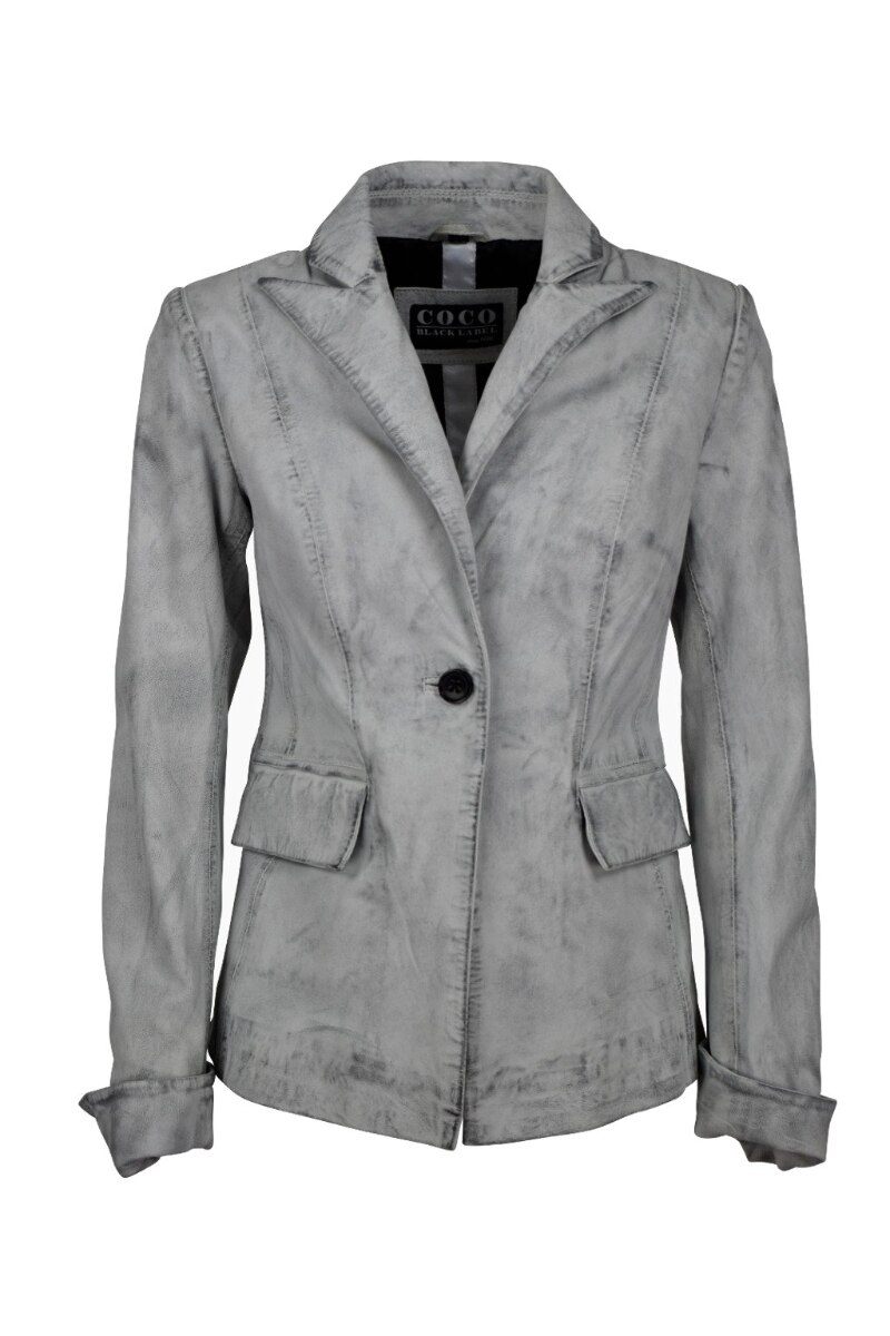 Geaca de piele Alina CBL, 34 EU, Alb