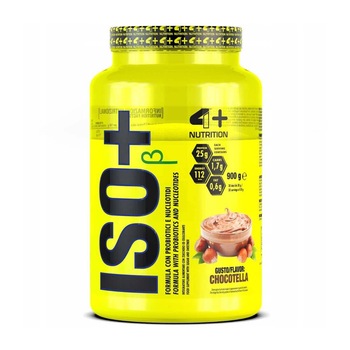 Proteine cu probiotice 4+ Nutrition, Aroma capsuni, 900 g Proteine cu probiotice 4+ Nutrition, Aroma capsuni, 900 g
