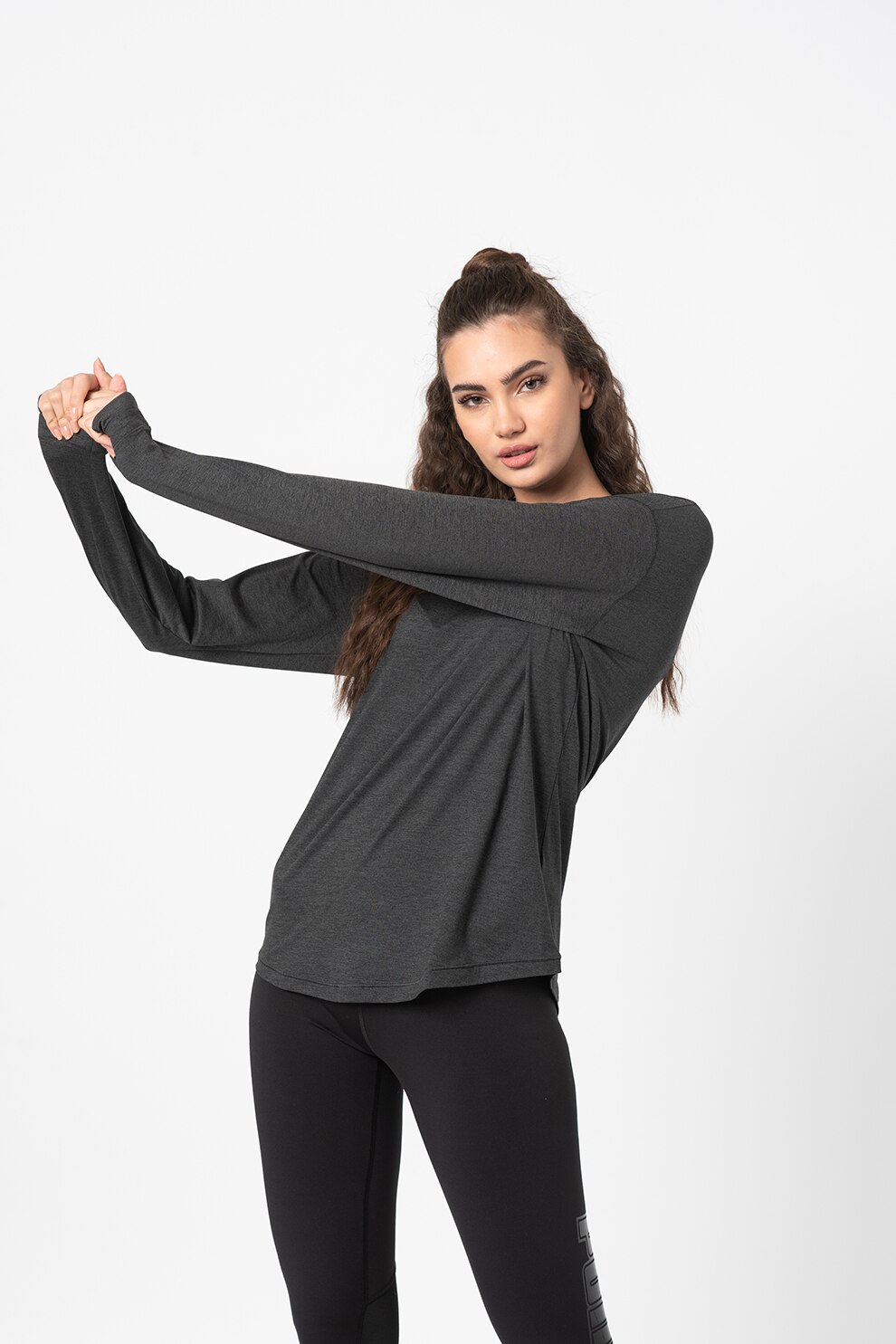 Puma, Hanorac cu DryCell pentru antrenament si alergare Studio, Negru stins