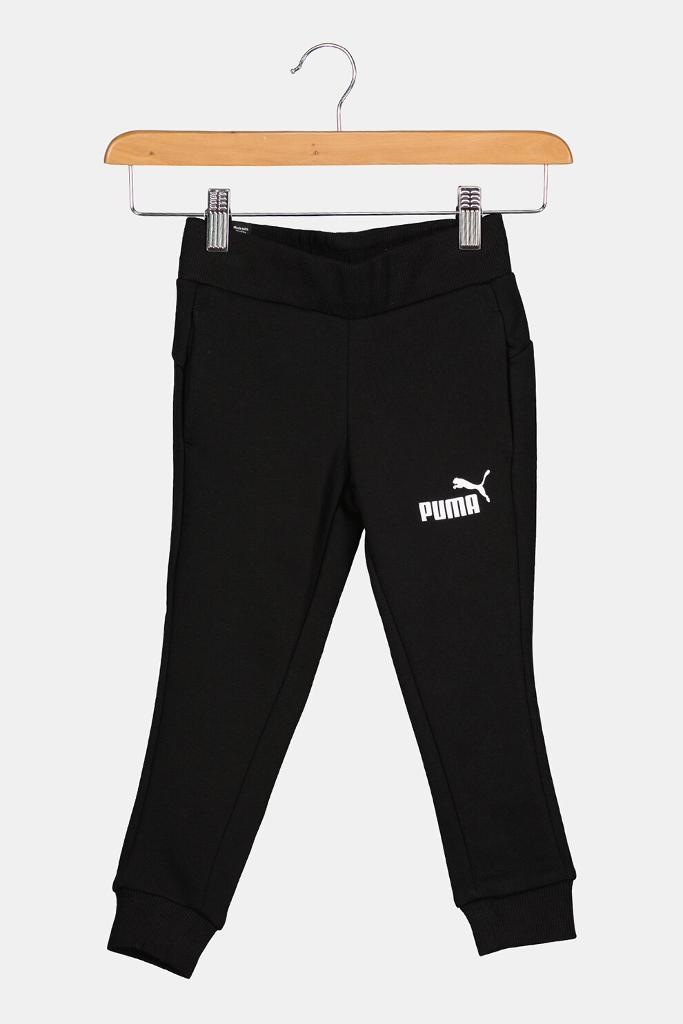 Puma, Pantaloni sport cu logo Essentials, Negru