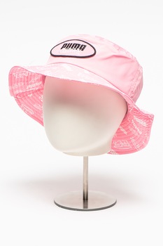 Puma, Palarie bucket cu logo brodat Von Dutch, Roz/Alb/Negru Puma, Palarie bucket cu logo brodat Von Dutch, Roz/Alb/Negru